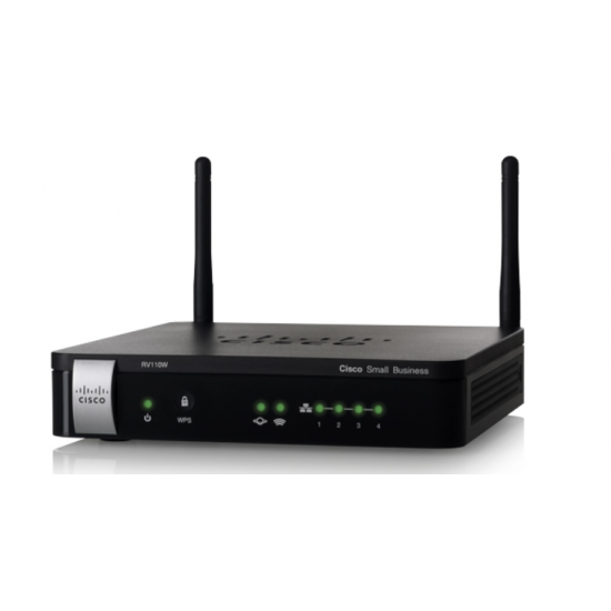 Firewall VPN Cisco RV110W RV110W-A-NA-K9 4 Puertos 10/100 Mbps