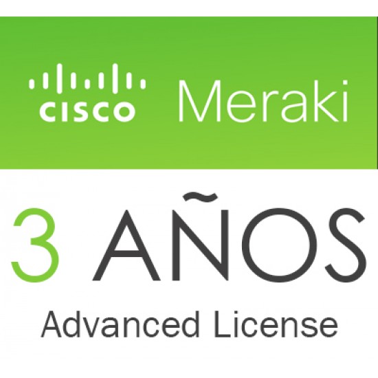LIC-MX64-SEC-3YR Licencia y Soporte Cisco Meraki MX64 Advanced Security 3 Años