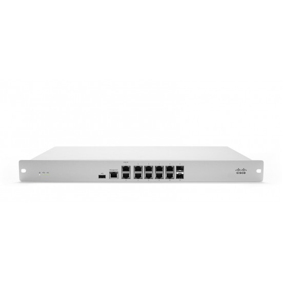 Cisco Meraki MX84-HW, Cloud Managed Security Appliance 