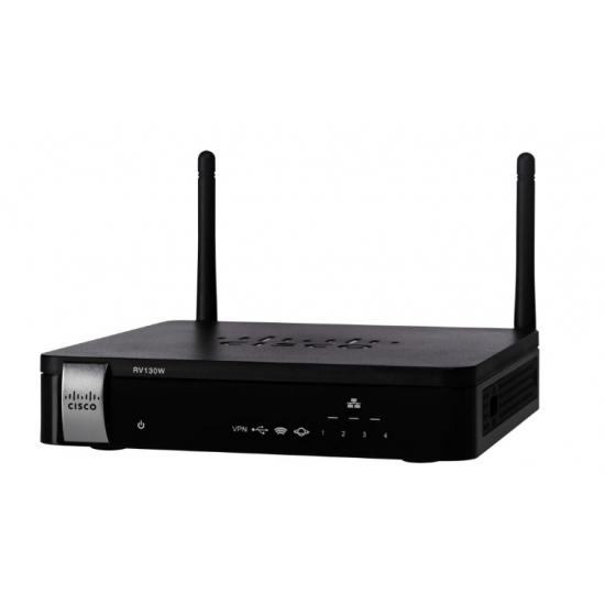 Router Cisco Gigabit Ethernet Firewall RV130W-WB-A-K9-NA, 4 Puertos RJ-45 1000Mbps, 1 Puerto USB 2.0, 2 Antenas 2.4GHz