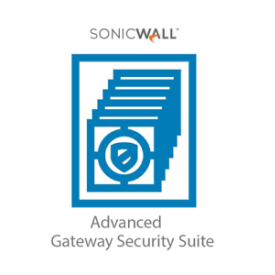 TZ 400 ADVANCED GATEWAY SECURITY SUITE BUNDLE Licencia de 2 años SonicWALL 