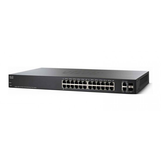 Switch Cisco Fast Ethernet PoE SF220-24P-K9-NA 24 Puertos RJ-45 10/100Mbps