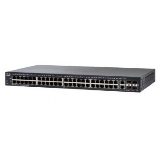 Switch Cisco Fast Ethernet PoE SF250-48HP-K9-NA ADMINISTRADO 48 Puertos RJ-45 10/100Mbps, 2 Puertos SFP