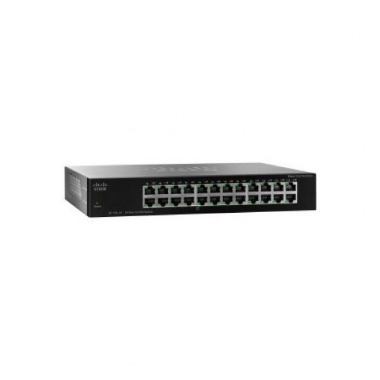 Switch Cisco Gigabit Ethernet SG110-24HP-NA PoE, 12 Puertos 10/100/1000Mbps + 12 Puertos PoE, 48 Gbit/s - No Administrable