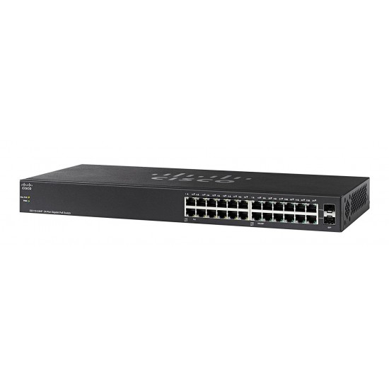 Switch Cisco Gigabit Ethernet SG112-24-NA No administrable, 2 Puertos SFP, 24 Puertos RJ-45 10/100/1000Mbps