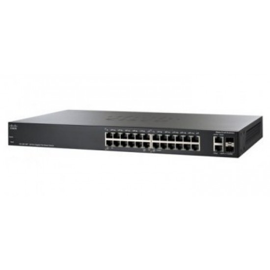 Switch Cisco Gigabit Ethernet PoE SG250-26HP-K9-NA ADMINISTRABLE 26 Puertos RJ-45 10/100/1000Mbps