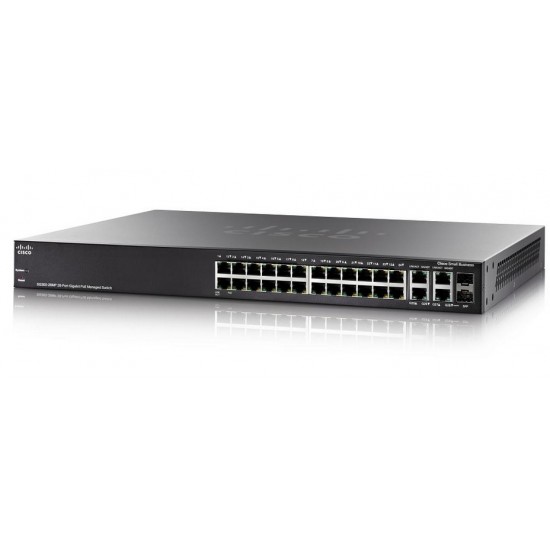 Switch Cisco Gigabit Ethernet PoE SG300-28MP-K9-NA Administrable 28 Puertos