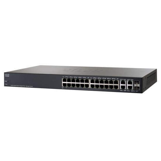 Switch Cisco Gigabit Ethernet PoE SG300-28PP-K9-NA Administrable 28 Puertos