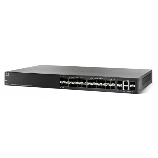 Switch Cisco Gigabit Ethernet SG300-28SFP-K9-NA ADMINISTRABLE 28 Puertos SPF, 10/100/1000Mbps