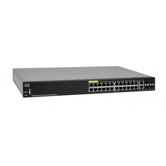 vocal Desarmamiento colegio Switch Cisco Gigabit Ethernet PoE SG350-28MP-K9-NA ADMINISTRABLE 28 Puertos