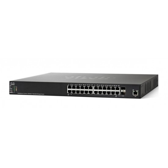 Switch Cisco 10 Gigabit Ethernet Stackeable SG350XG-24T-K9-NA ADMINISTRADO 24 Puertos RJ-45 10/100/1000Mbps