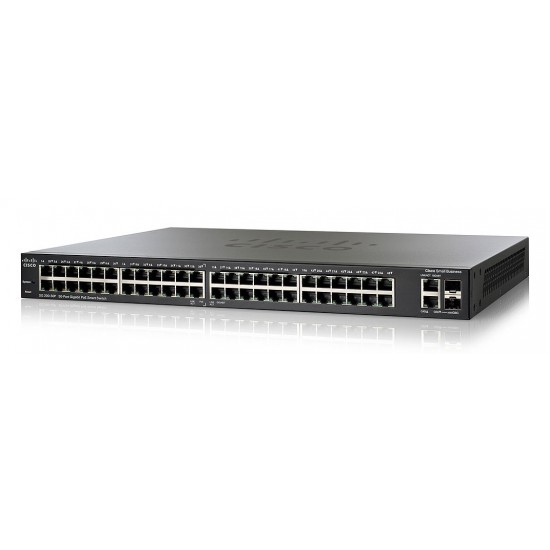 Switch Cisco Gigabit Ethernet PoE SLM2048PT-NA ADMINISTRABLE 48 Puertos RJ-45 10/100/1000Mbps, 2 Puertos SFP