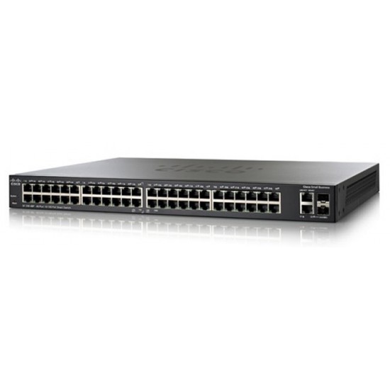 Switch Cisco Fast Ethernet PoE SLM248PT-NA Administrable 48 Puertos RJ-45 10/100Mbps, 2 Puertos SFP