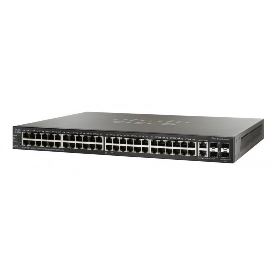 Switch Cisco Fast Ethernet SRW248G4-K9-NA ADMINISTRABLE 48 Puertos RJ45 10/100Mbps, 4 Puertos SFP