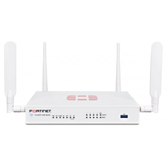 FWF-30E-BDL-980-12 Hardware FortiWiFi-30E más 1 año las 24 horas, 7 días a la semana, FortiCare y FortiGuard Enterprise Protection